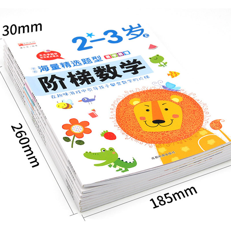 Kids Educational Workbooks - Preschool Step-by-Step Math Workbook for Kids