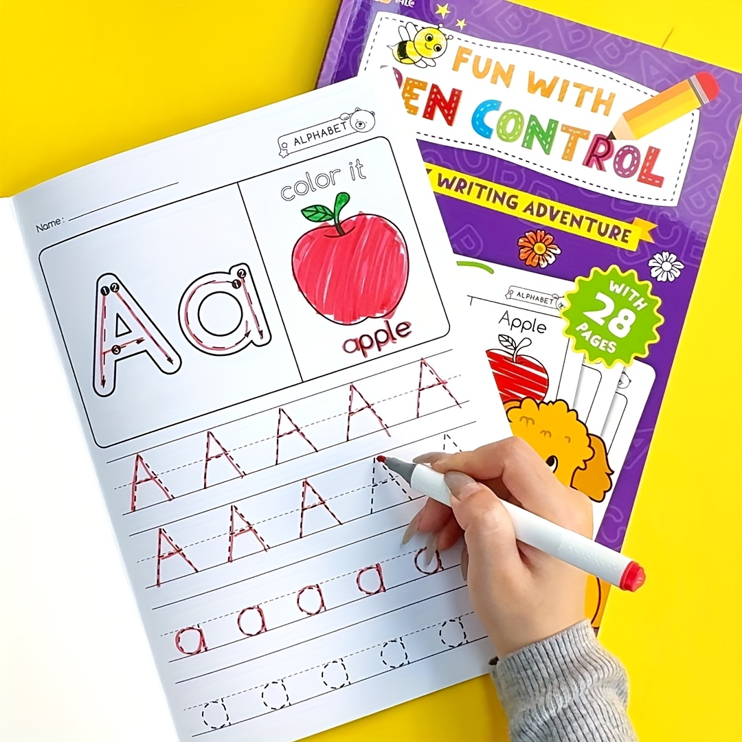 Kids Educational Workbooks - Preschool Learning Activities Educational Workbook Alphabet