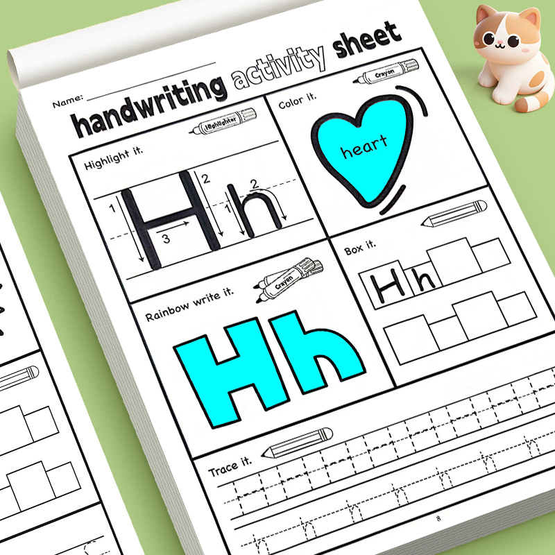 Kids Educational Workbooks - Kids Beginner ABC Tracing Letters Educational