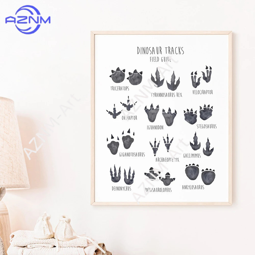 1/3PCS ，The cartoon dinosaur s - đánh giá và giá Kids Educational Posters