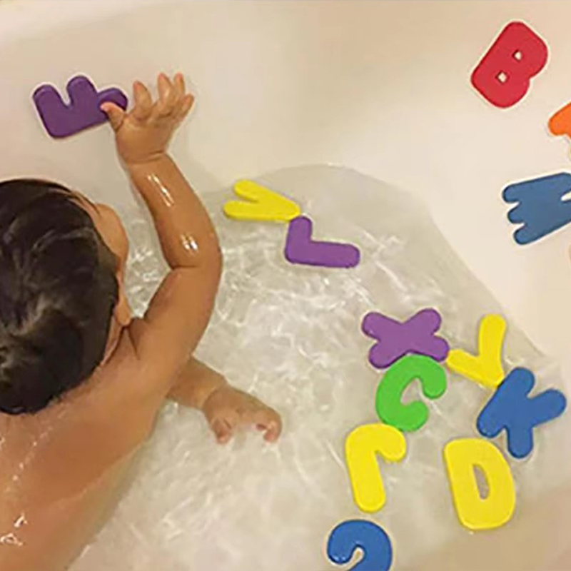 Children Bath Toys Foam Fun Fl - đánh giá và giá Number Puzzle Foam