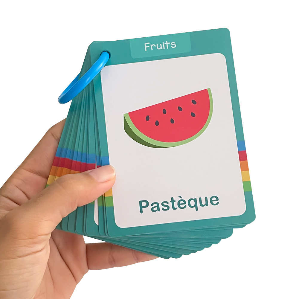 25Pcs Fruit & Vegetable French - đánh giá và giá Kids Educational Posters