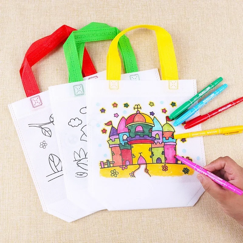 1-10pcs Sets DIY Graffiti Bag  - đánh giá và giá Kids Educational Workbooks