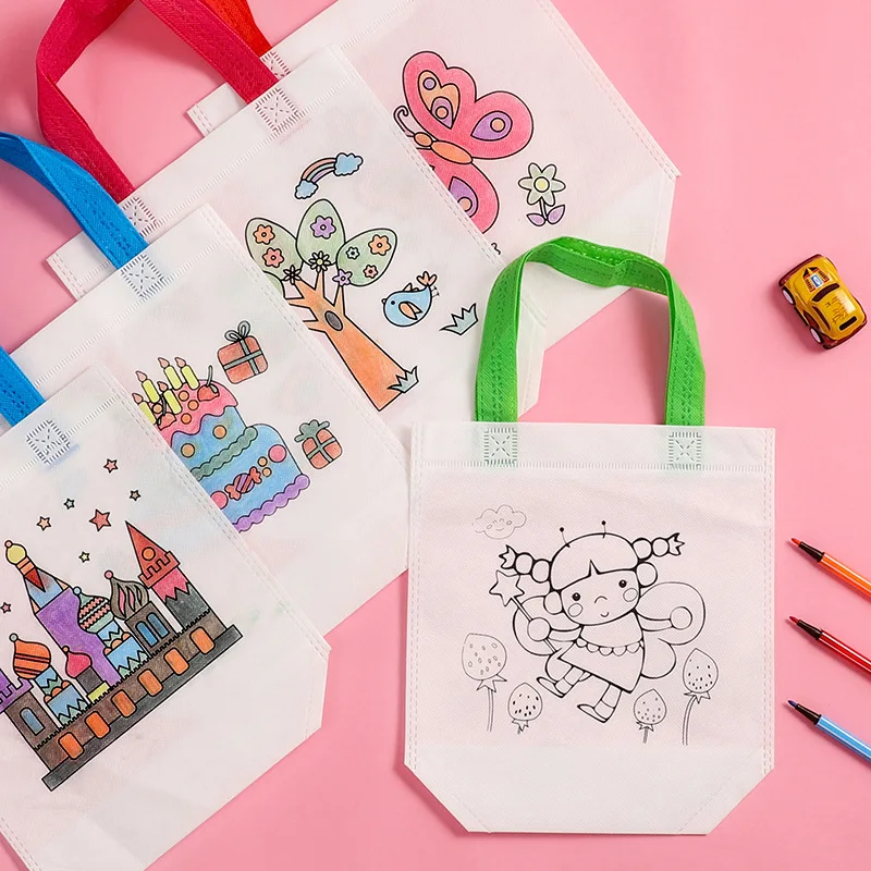 1-10pcs Sets DIY Graffiti Bag  - đánh giá và giá Kids Educational Workbooks