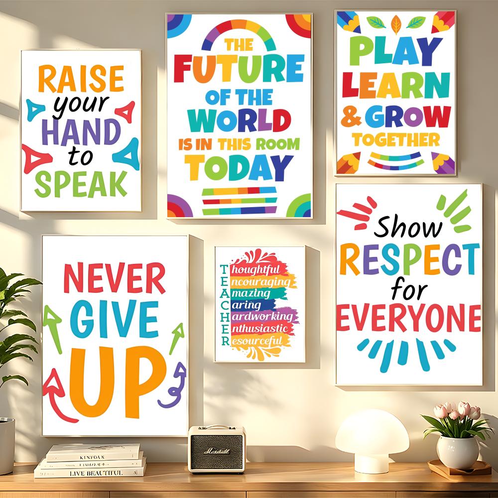 Positive Kid Classroom Wall Pi - đánh giá và giá Kids Educational Posters