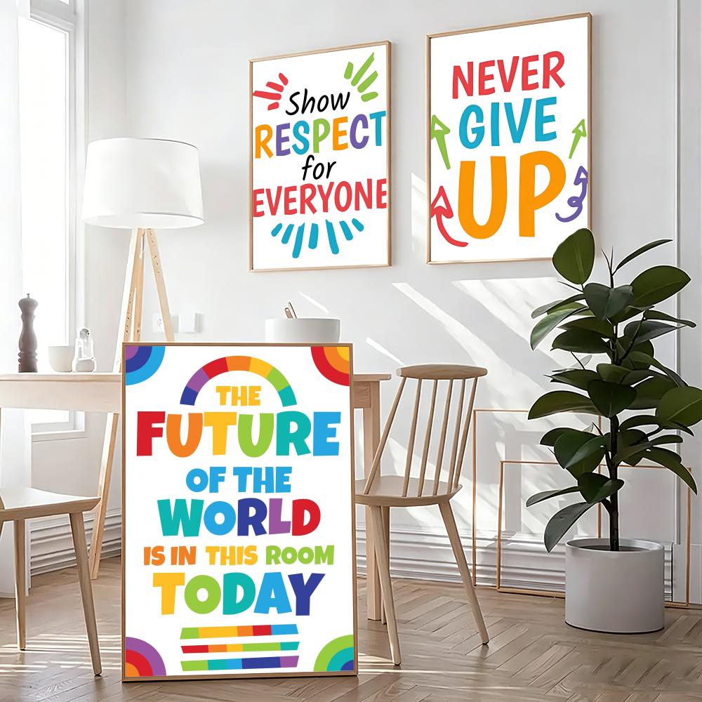 Positive Kid Classroom Wall Pi - đánh giá và giá Kids Educational Posters