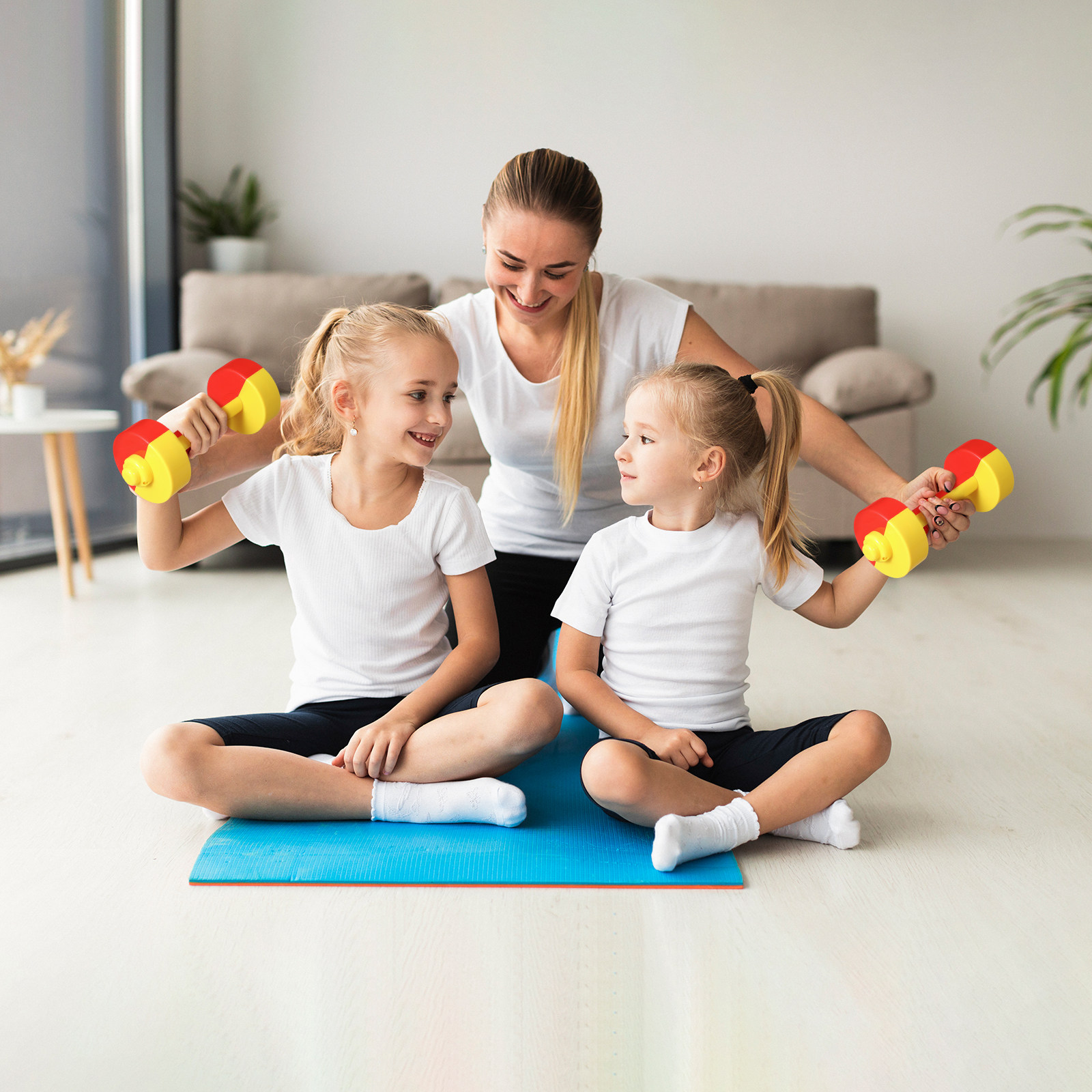 1Pair Children Plastic Dumbbel - đánh giá và giá Kids Early Education