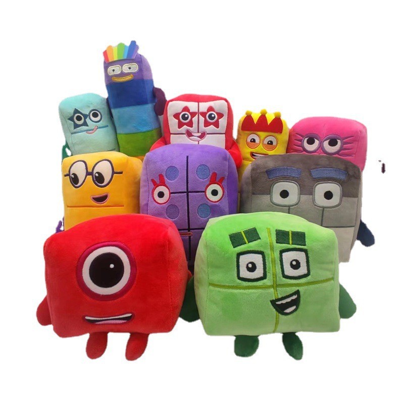 10pcs Cartoon number Plush Dol - đánh giá và giá Kids Education Movies