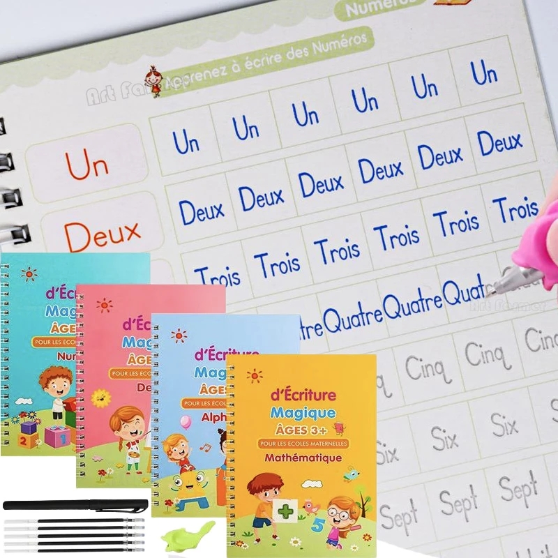 Magic French Copy Book Groove  - đánh giá và giá Kids Educational Workbooks