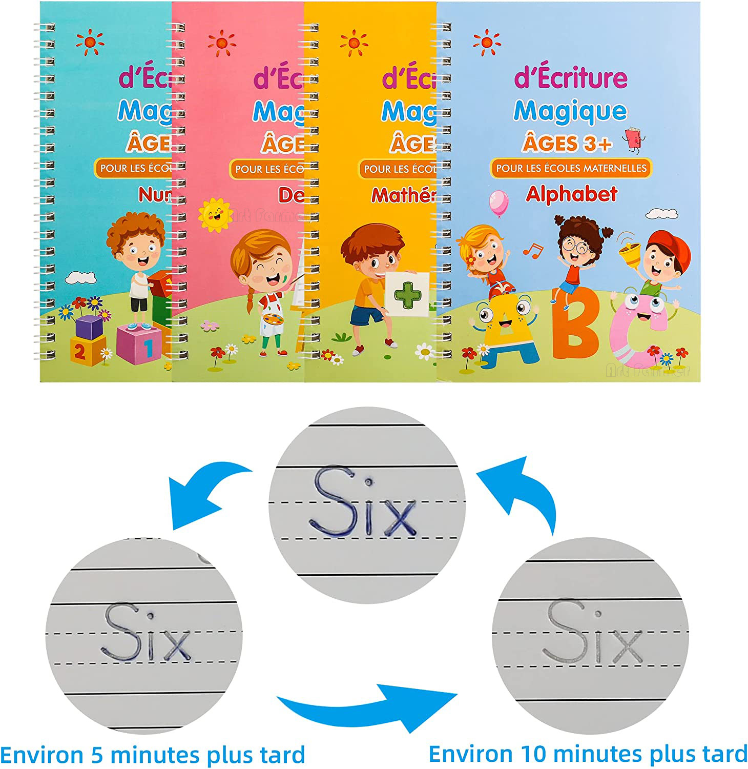 Magic French Copy Book Groove  - đánh giá và giá Kids Educational Workbooks