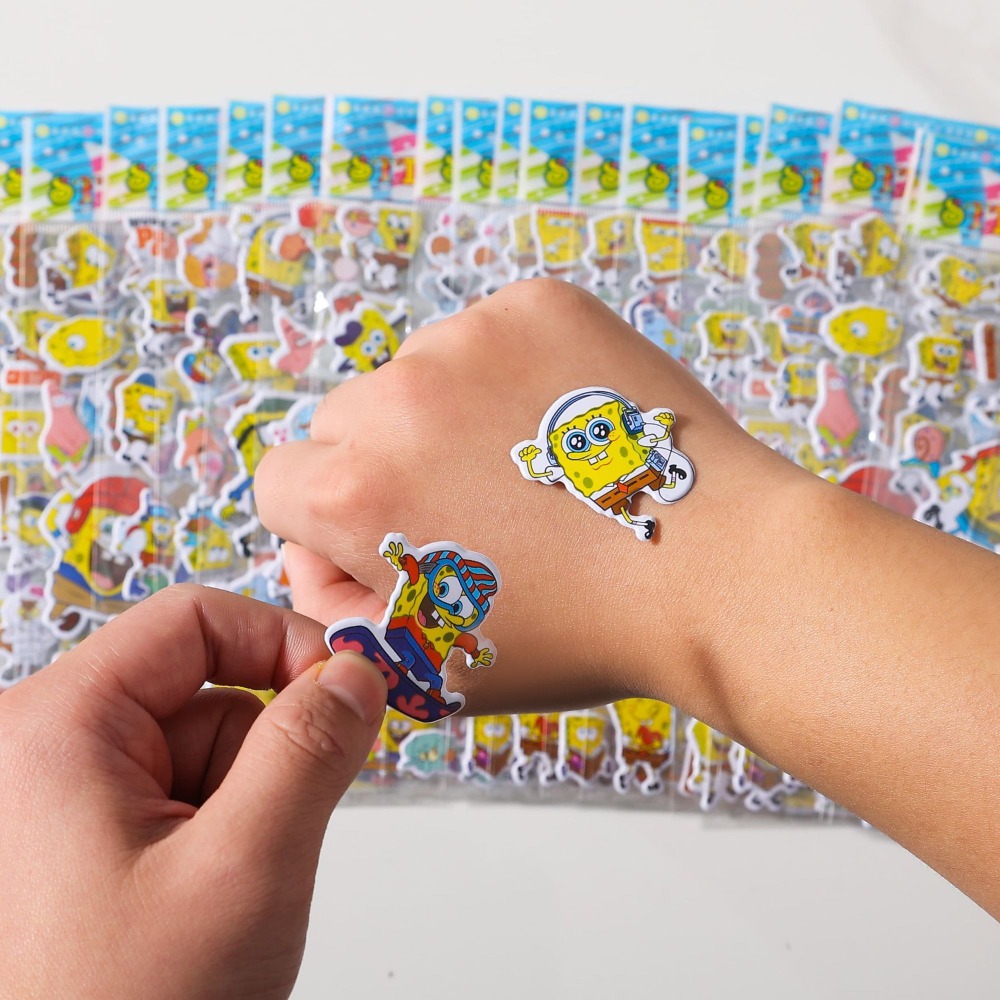 12-Pack SpongeBob 3D Stickers  - đánh giá và giá Kids First Education