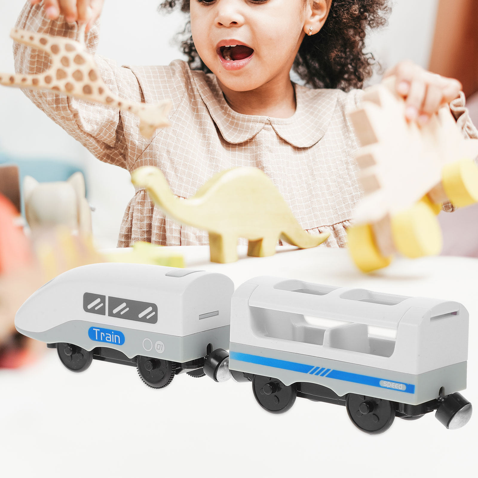 Electric Train Head Creative P - đánh giá và giá Kids Early Education