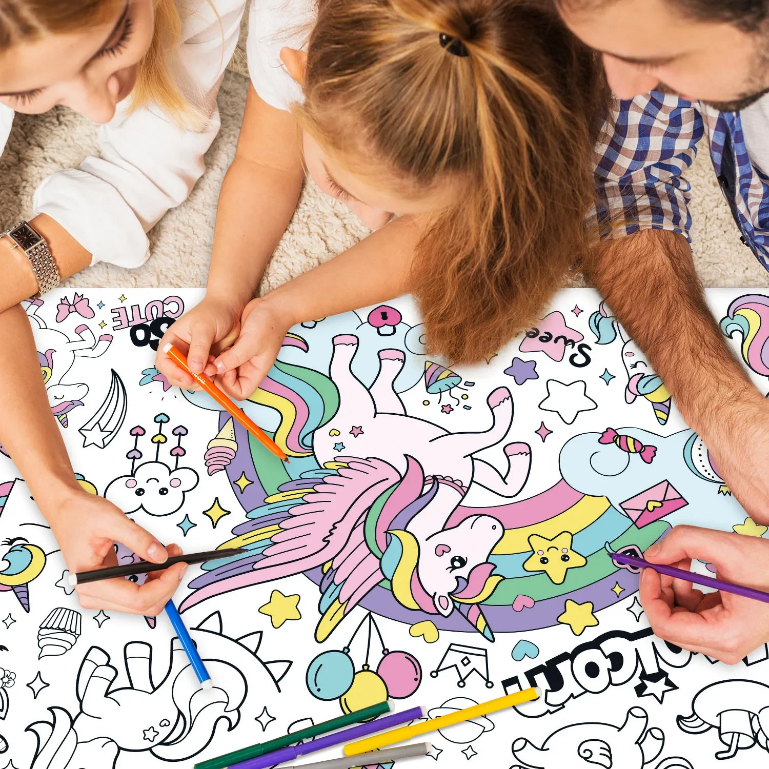 New Unicorn Coloring Books for - đánh giá và giá Kids Educational Posters