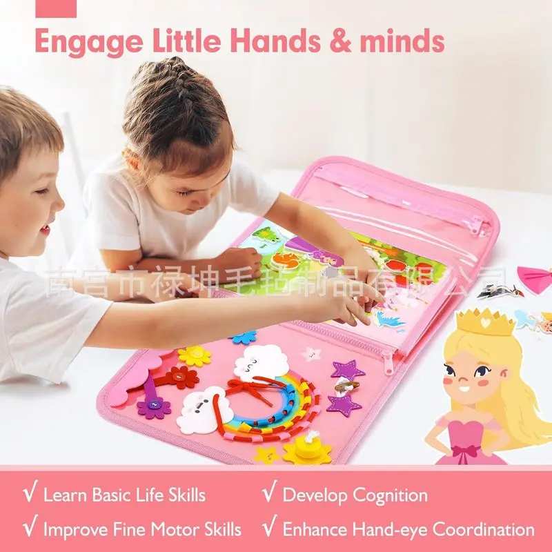 Princess Montessori Felt Busy  - đánh giá và giá Kids Early Education