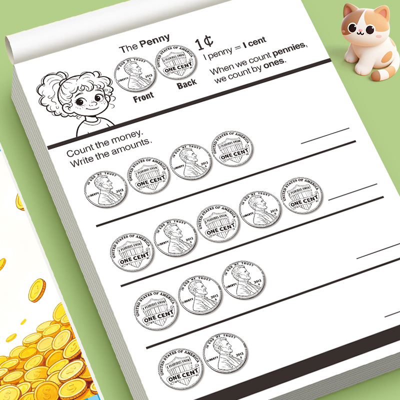 Preschool Kids Counting Money  - đánh giá và giá Kids Educational Workbooks