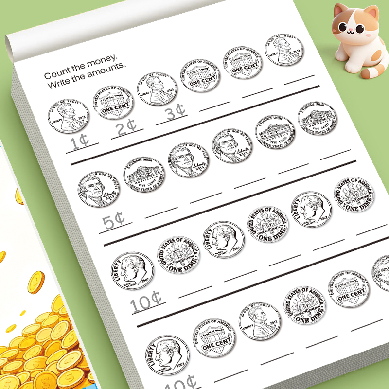 Preschool Kids Counting Money  - đánh giá và giá Kids Educational Workbooks