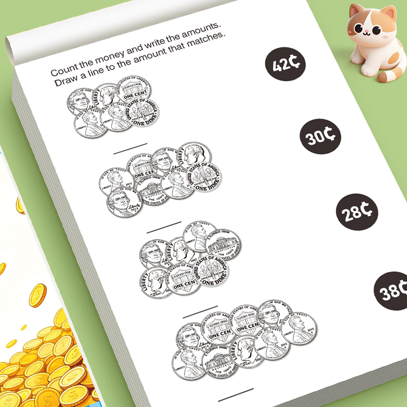 Preschool Kids Counting Money  - đánh giá và giá Kids Educational Workbooks