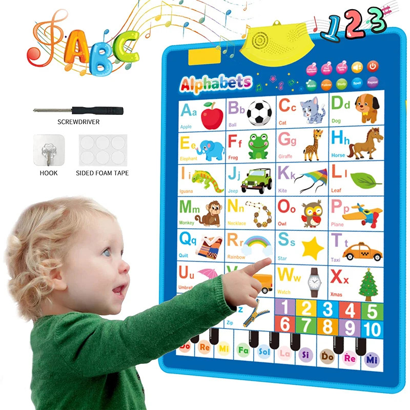 Electronic English Alphabet Wa - đánh giá và giá Kids Educational Posters