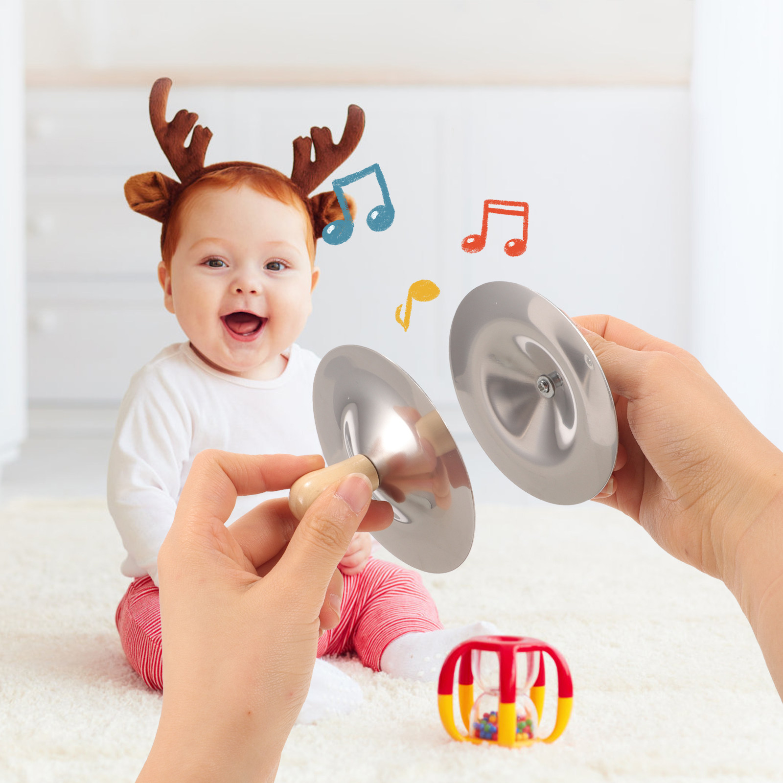2Pcs Small Finger Cymbals Kids - đánh giá và giá Kids Early Education