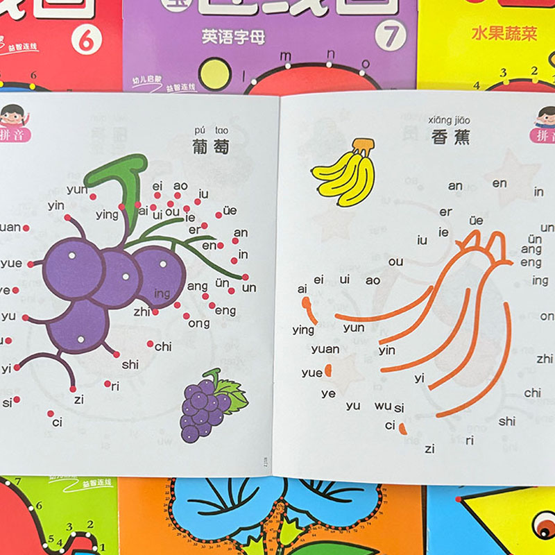 8Pcs Kids Connect the Dots Col - đánh giá và giá Kids Educational Workbooks